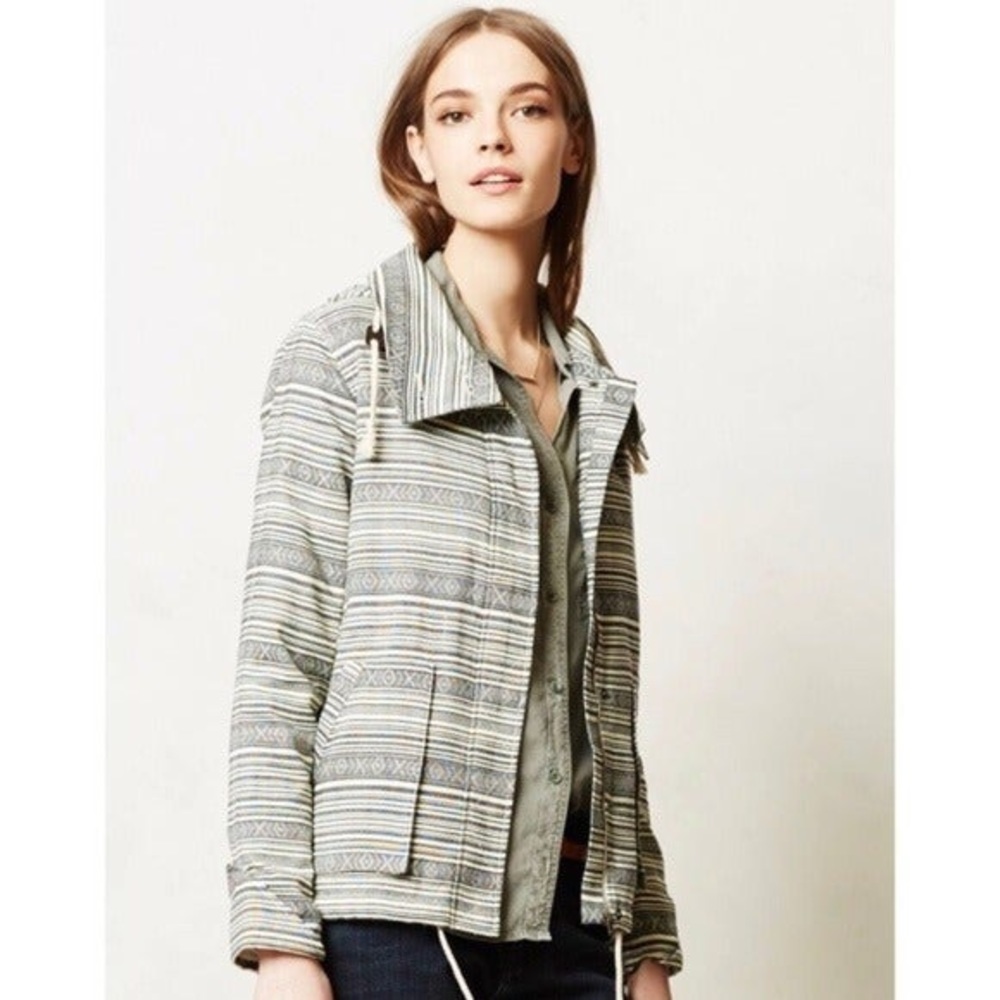 Anthropologie tribal print anorak jacket - Picture 1 of 6